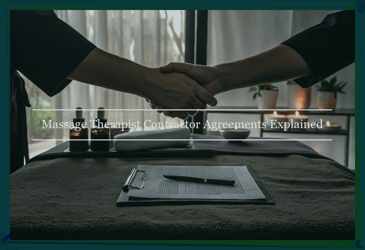 Massage Therapist Contractor Agreements Explained