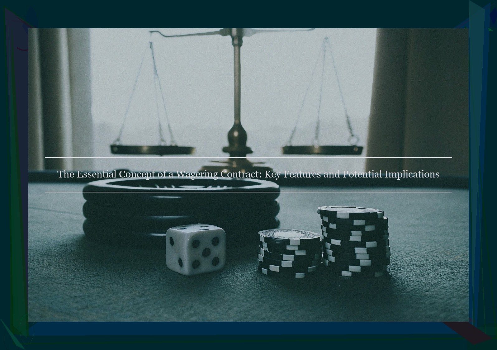 The Essential Concept of a Wagering Contract: Key Features and Potential Implications